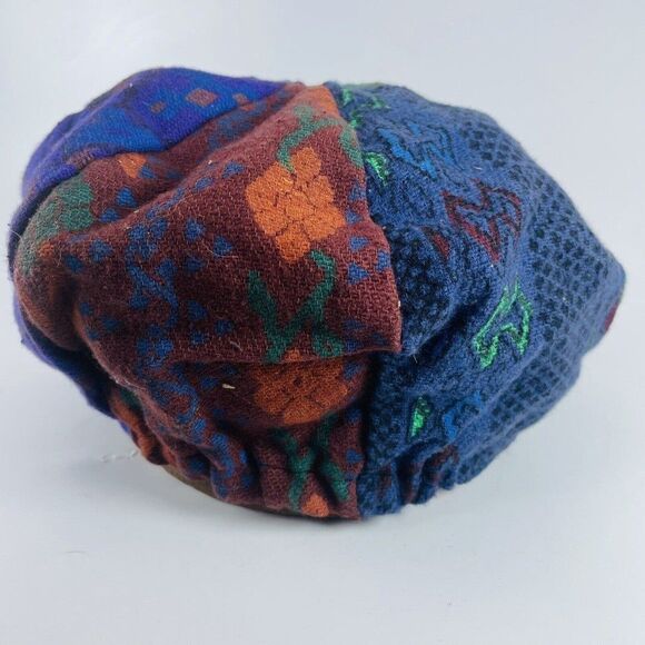 Vintage Rasta Beret Tam Bonet Beanie Cap Hippie Reggae Style Purple Green Avatar - Picture 5 of 10